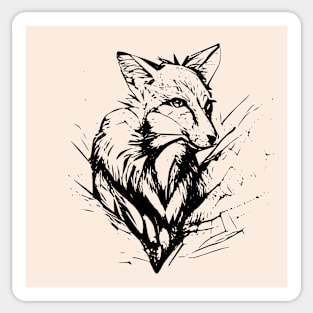 Grey Fox Sticker